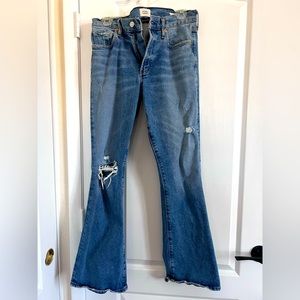 Citizens of Humanity distressed Bell Bottom Jeans